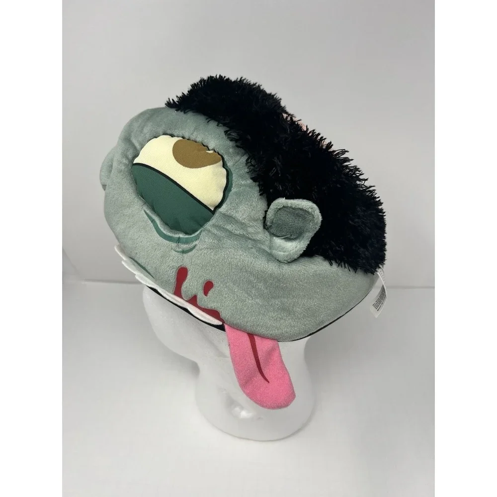 Think Geek Plush Zombie Hat Brain Eating Cap Halloween Costume Prop Soft Novelty
